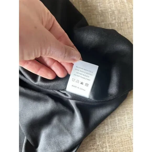 Baltic Born Black Midi Dress XL Sheer Sleeve Sweetheart A Line Fit Flare NWT - Picture 3 of 14